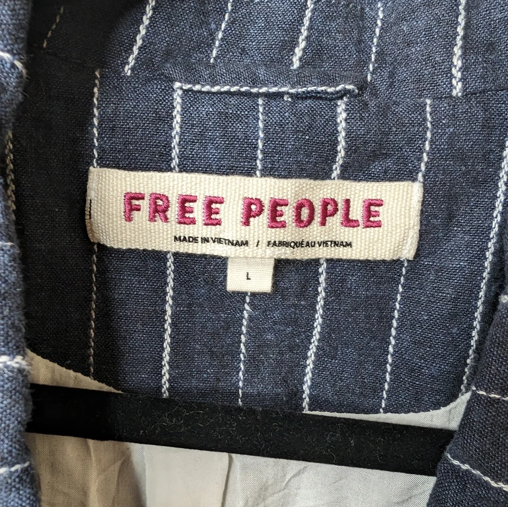 Free People Stella Navy Blazer | Size L